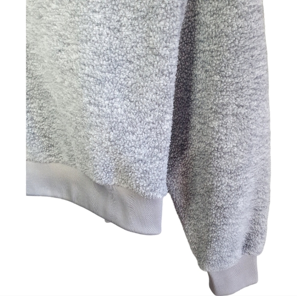 LEVI'S Meadow Fleece Crewneck Sweater Gray Women's Size M - Picture 7 of 15